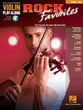 Violin Play Along #49 Rock Favorites Book with Online Audio Access cover